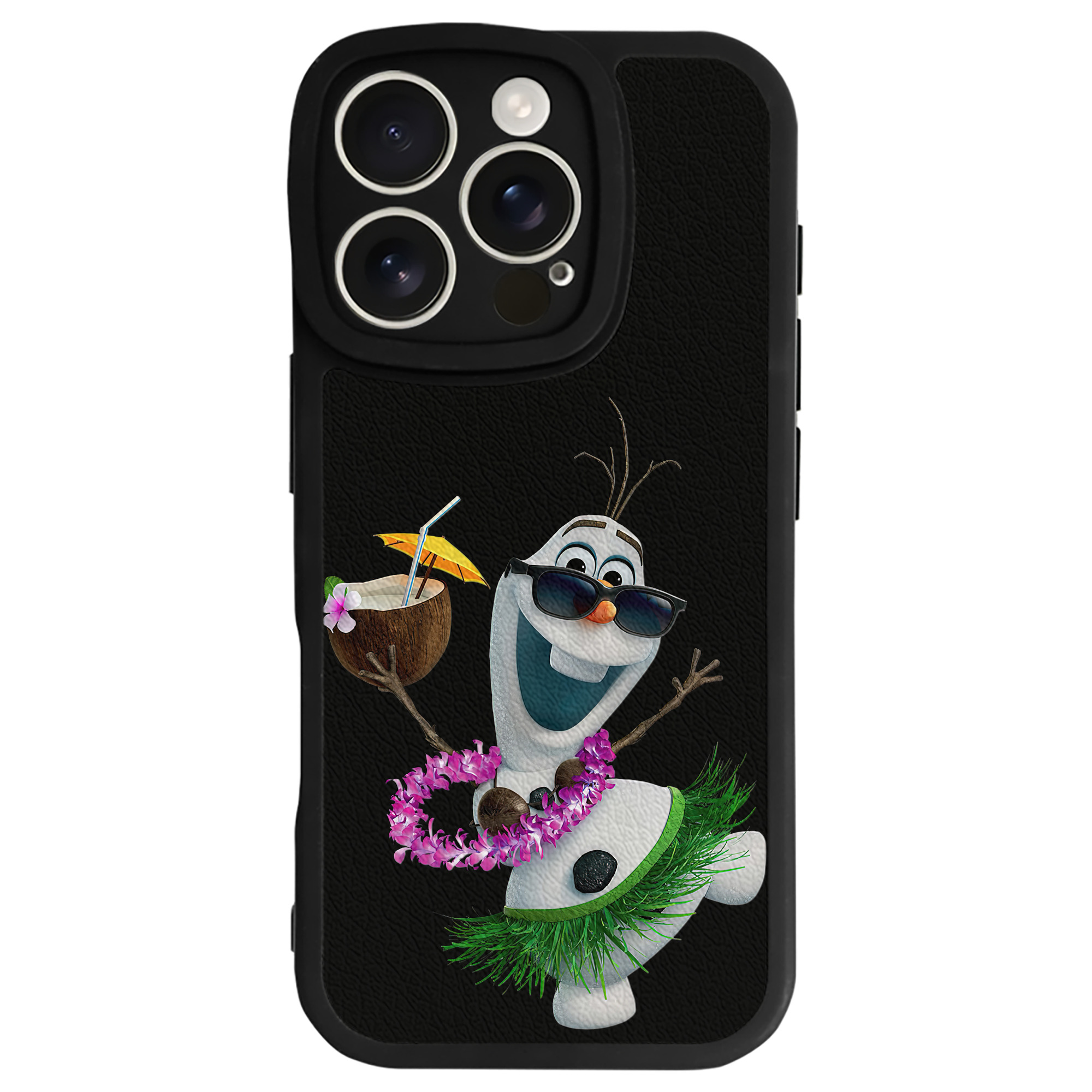 （画像用） アナと雪の女王 アンナ エルサ Frozen Anna Elsa 【iPhone 16シリーズ対応】シリコンスマホケース（レザー調） 材質：シリコン